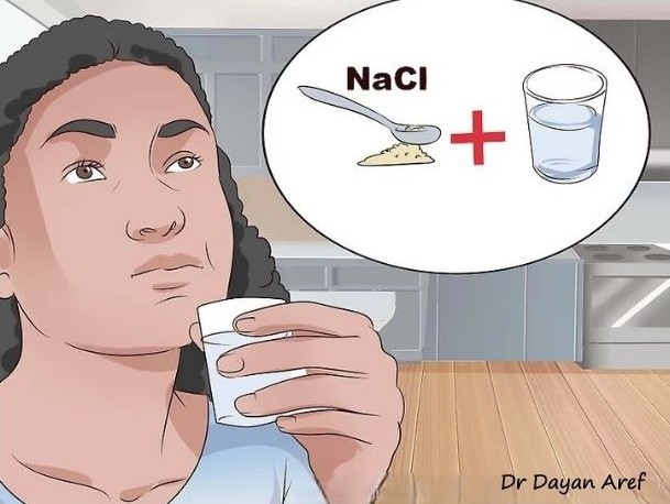 دهانشویه آب نمک برای ترمیم زخمهای دهان